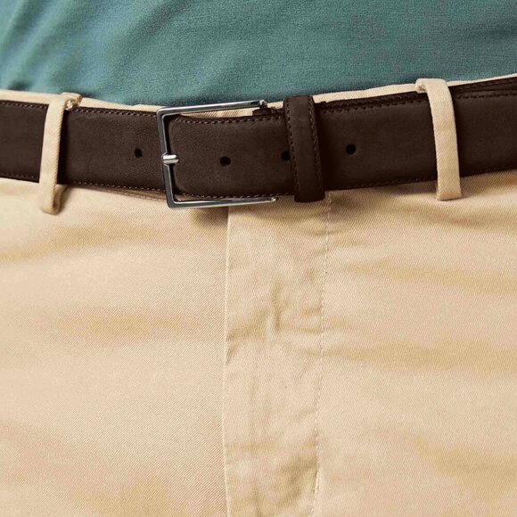 New Peter Millar Crown Crafted Excursionist Calf Suede Belt MF23XA07 Size 38 NWT - Picture 2 of 11